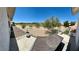Balcony with golf course views, tile flooring, and a sleek lounge chair at 5041 Portraits Pl, Las Vegas, NV 89149