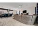 Large living area combines the kitchen, dining area and Gathering room for inclusive living at 505 Sterling Falls Ave, Henderson, NV 89011