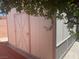 Outdoor shed with double door, built on brickwork, offers space for storage needs at 5204 Padua Way, Las Vegas, NV 89107
