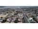 Aerial view showcasing the neighborhood's layout and street access at 5400 Paul Kurtz Way # 105, Las Vegas, NV 89108