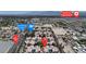 Scenic aerial shot of community with easy access to community pool and nearby streets at 5400 Paul Kurtz Way # 105, Las Vegas, NV 89108
