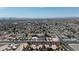 Expansive aerial view of the residential area, showcasing the neighborhood's layout and skyline at 5400 Paul Kurtz Way # 105, Las Vegas, NV 89108