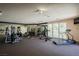 Well-equipped gym featuring a variety of weight machines and fitness equipment at 725 N Royal Crest Cir # 228, Las Vegas, NV 89169