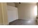 Bedroom with vinyl floor, closet, and showing the ceiling fan at 75 N Valle Verde Dr # 2121, Henderson, NV 89074