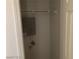 Small closet featuring an ADT security panel and power outlet at 75 N Valle Verde Dr # 2121, Henderson, NV 89074