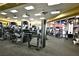 Well-equipped gym with modern exercise machines and ceiling fans at 7727 Widewing Dr, North Las Vegas, NV 89084