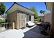 Inviting outdoor patio area with comfortable seating and sunny ambiance at 7727 Widewing Dr, North Las Vegas, NV 89084
