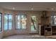 Kitchen featuring stainless steel appliances, granite countertops, and view of the water at 8740 Captains Pl, Las Vegas, NV 89117
