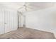 Spacious bedroom features two closets, carpet, and white walls at 9173 Weeping Hollow Ave, Las Vegas, NV 89178