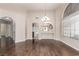 Large living room with hardwood floors and lots of natural light at 9305 Hollycrest Dr, Las Vegas, NV 89117