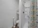 A clean and modern bathroom with toilet, sink, and walk-in shower at 1025 Clover Tip Ct, Las Vegas, NV 89123