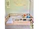 Bright and spacious bedroom with a toddler bed and Bedroom decor at 1355 Grass Creek Ave # 1, Henderson, NV 89012