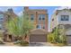 Charming two-story home with desert landscaping and a private two-car garage at 156 Campbelltown Ave, Henderson, NV 89015