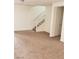View of the stairs and the living room at 167 Desert Pond Ave, Henderson, NV 89002