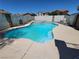 Backyard pool and spa area, ideal for entertaining at 206 Valerian St, Henderson, NV 89015