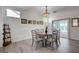 Bright dining room with a view of the backyard, and plenty of natural light at 2261 Evening Lights St, Henderson, NV 89052