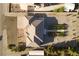 Aerial view of a single Gathering home showing landscaping and roofline at 2261 Pampa Ave, Pahrump, NV 89048