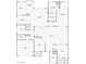 A floor plan layout of the home featuring the primary bedroom, primary bath, kitchen, living room, and garage at 2365 Black River Falls Dr, Henderson, NV 89044