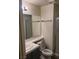 Bathroom with modern fixtures, vanity, and shower stall at 2720 Knightsbridge Rd, Henderson, NV 89074