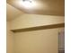 Bedroom featuring vaulted ceilings and natural light from window at 2720 Knightsbridge Rd, Henderson, NV 89074
