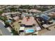 Aerial view of property at 2785 Rosenhearty Dr, showing property lines and proximity to neighborhood amenities at 2785 Rosenhearty Dr, Henderson, NV 89044