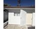 Exterior of a house with a partial view of the small backyard at 3480 E Hacienda Ave, Las Vegas, NV 89120