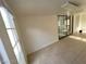 Bright sunroom with tile flooring and sliding doors offers a versatile space at 3480 E Hacienda Ave, Las Vegas, NV 89120