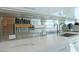 Modern kitchen featuring stainless steel backsplash, white countertops, and sleek design at 3750 Las Vegas Blvd # 4303, Las Vegas, NV 89158