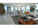 Spacious living room with floor-to-ceiling windows showcasing city views and modern decor at 3750 Las Vegas Blvd # 4303, Las Vegas, NV 89158