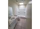 Bathroom with new shower and vanity at 3797 Monument St, Las Vegas, NV 89121