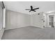 Cozy bedroom featuring a modern ceiling fan for added comfort at 3849 Boca Chica Ave, Las Vegas, NV 89120