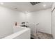 Minimalist hallway with carpeting and exercise machine on the second floor at 4249 Fleet Dancer St, Las Vegas, NV 89129