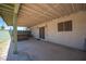 Inviting covered patio featuring a relaxing hot tub, ideal for unwinding and enjoying the outdoors at 4409 Rosebank Cir, Las Vegas, NV 89108