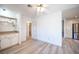 Bedroom with a sink, natural light, and stainless steel fridge at 4409 Rosebank Cir, Las Vegas, NV 89108