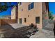 Large backyard featuring brick pavers and gated access to surrounding area at 4535 Mission Meadow Cir, Las Vegas, NV 89139