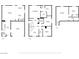 Three architectural floor plans displaying the layout of the home's three floors, with labeled rooms and dimensions at 4535 Mission Meadow Cir, Las Vegas, NV 89139
