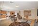 Bright, open-concept living room flowing into kitchen, ideal for gatherings at 4535 Mission Meadow Cir, Las Vegas, NV 89139