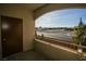 Balcony showing a view of the street and some trees at 4655 Gold Dust Ave # 206, Las Vegas, NV 89120