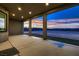 Covered patio with open views of the landscape at 4740 W Agate Ave, Las Vegas, NV 89139