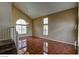 Open-concept living room featuring high ceilings and tile floors at 5115 Blossom Ave, Las Vegas, NV 89142