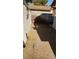 Backyard area featuring a dirt surface and a shed in the back at 5284 Wellesley Ave, Las Vegas, NV 89122