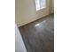 Neutral bedroom featuring hardwood floors and a window at 5284 Wellesley Ave, Las Vegas, NV 89122