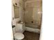 Modest bathroom featuring a shower-tub combination and a vanity sink at 709 G St, Las Vegas, NV 89106
