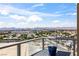 Enjoy city views from this balcony with steel railings and beautiful blue skies overhead at 8255 Las Vegas Blvd # 1219, Las Vegas, NV 89123