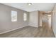 Bonus room with recessed lighting, neutral paint, and wood-style flooring at 8307 Fort Hallock Ave, Las Vegas, NV 89131