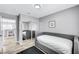 Cozy bedroom featuring a comfortable twin bed and sliding door closet at 8316 Maplestar Rd, Las Vegas, NV 89128