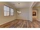 Bright dining area with hardwood floors and natural light at 9120 Parkstone Ave, Las Vegas, NV 89178