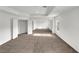 Large main bedroom featuring carpet floors, recessed lighting, and a tray ceiling at 9609 Rolling Thunder Ave, Las Vegas, NV 89148
