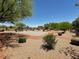 Community volleyball court surrounded by desert landscaping and trees at , North Las Vegas, NV 89084