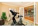 Functional home gym featuring exercise equipment and natural light at 10798 Tapestry Winds St, Las Vegas, NV 89141
